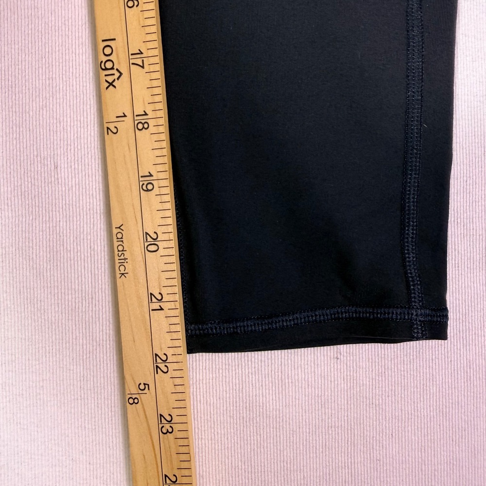 Athleta Chaturanga Capri XS Black High Rise Wicking Activewear Leggings 816130 - Picture 7 of 13